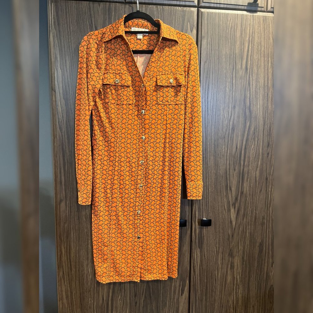 Michael Kors Midi Shirt Dress - Size XS